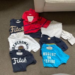 Lot of 8 like new/very good mix of long and short sleeve shirts.